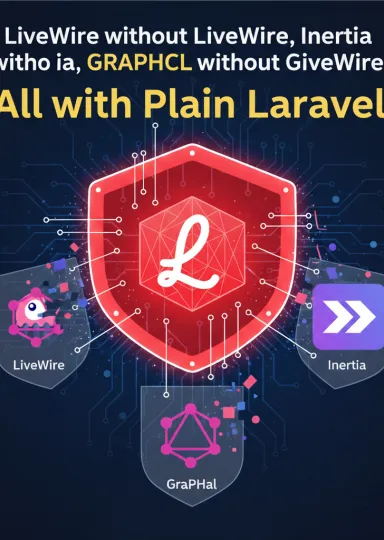 Livewire without Livewire, Inertia without Inertia, GraphQL without GraphQL. And all with plain Laravel