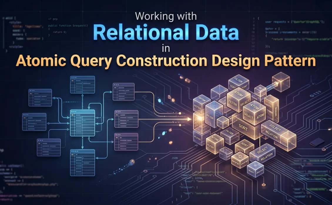 Working with Relational Data in Atomic Query Construction Design Pattern